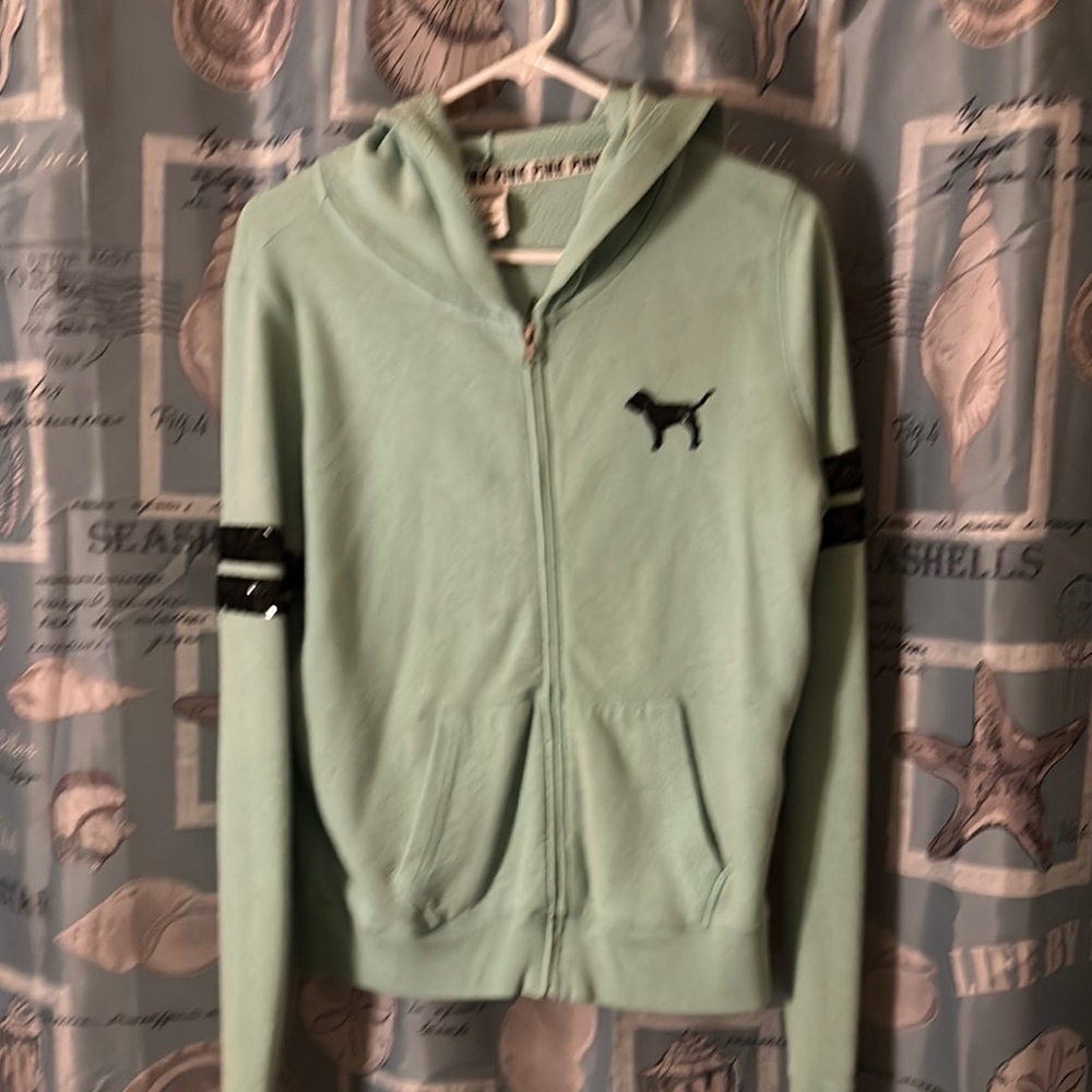Victoria's Secret PINK Mint Green Hoodie
